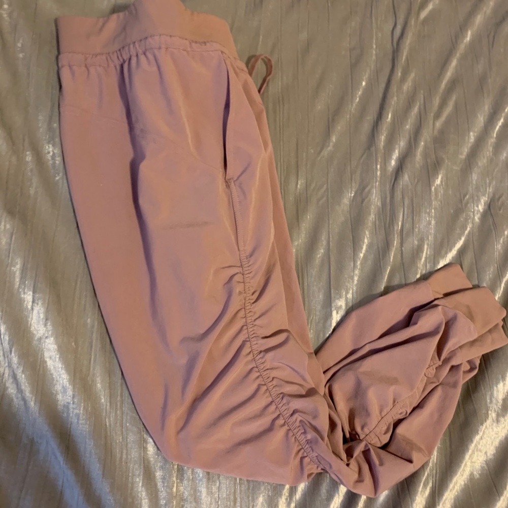 Athleta Mauve Tie Front Jogger - Picture 8 of 8
